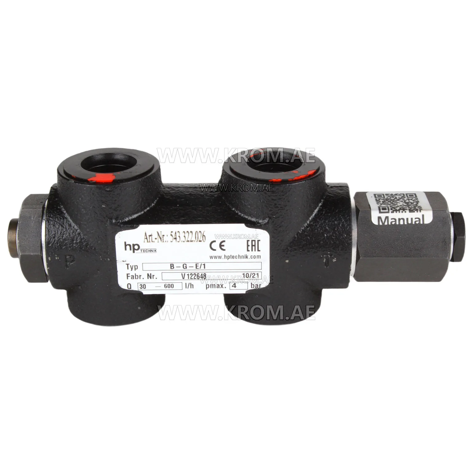 hp-Technik B-G-E/1 bypass oil valve