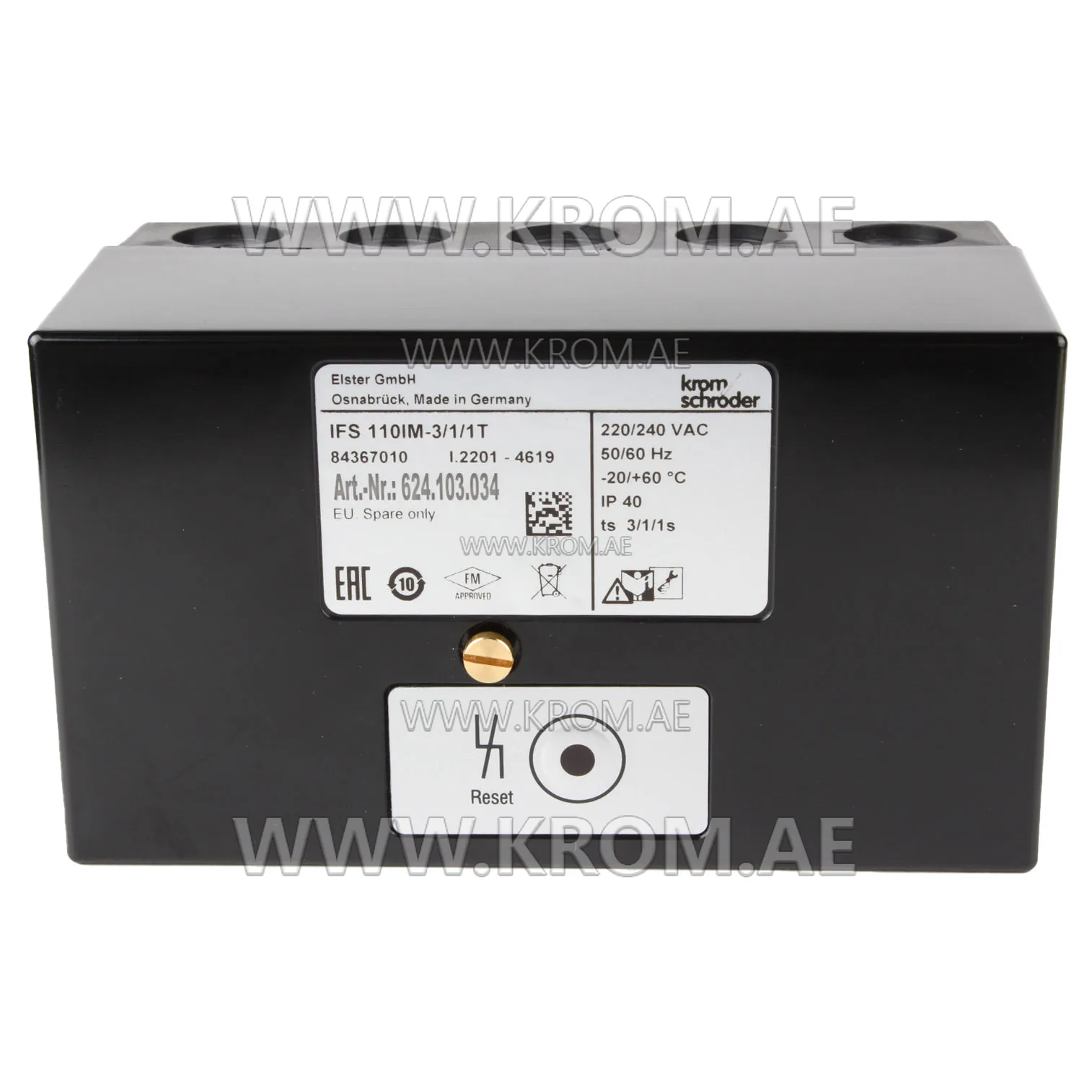 Unité de commande de brûleur Kromschroeder IFS110IM-3/1/1T (84367010)