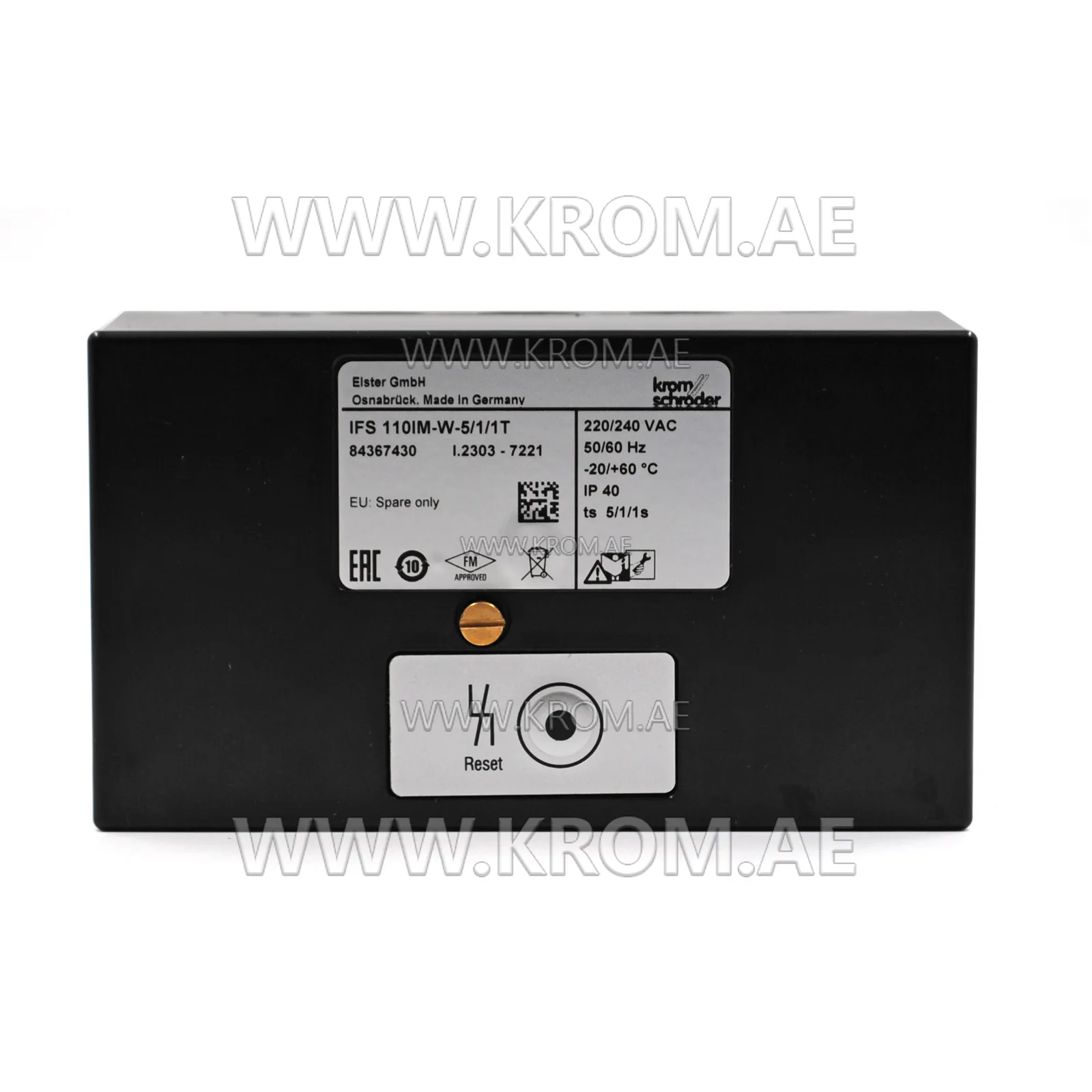 Unità di controllo del bruciatore Kromschroeder IFS110IM-W-5/1/1T (84367430)