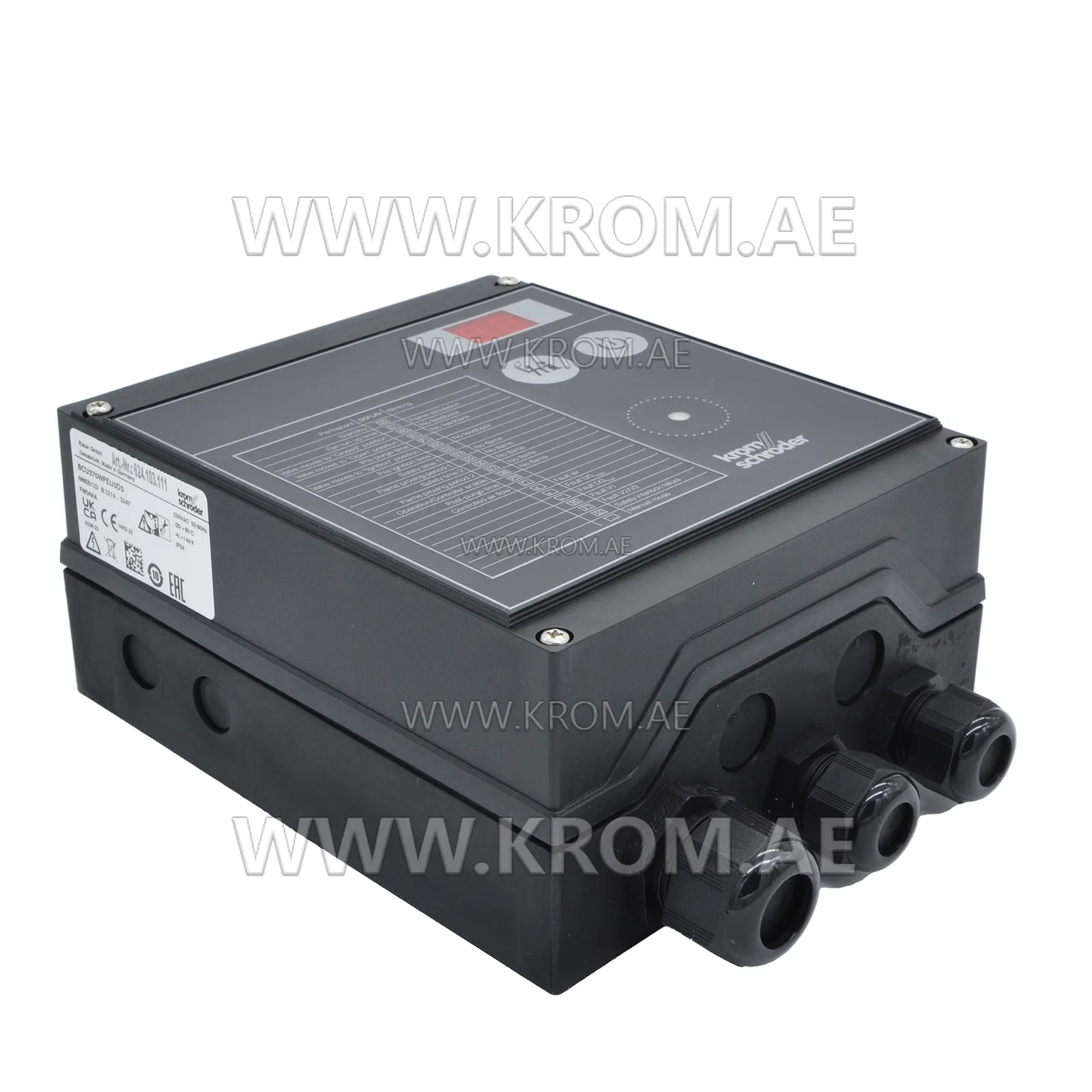 Unità di controllo del bruciatore Kromschroeder BCU370WFEU0D3 (88600123)