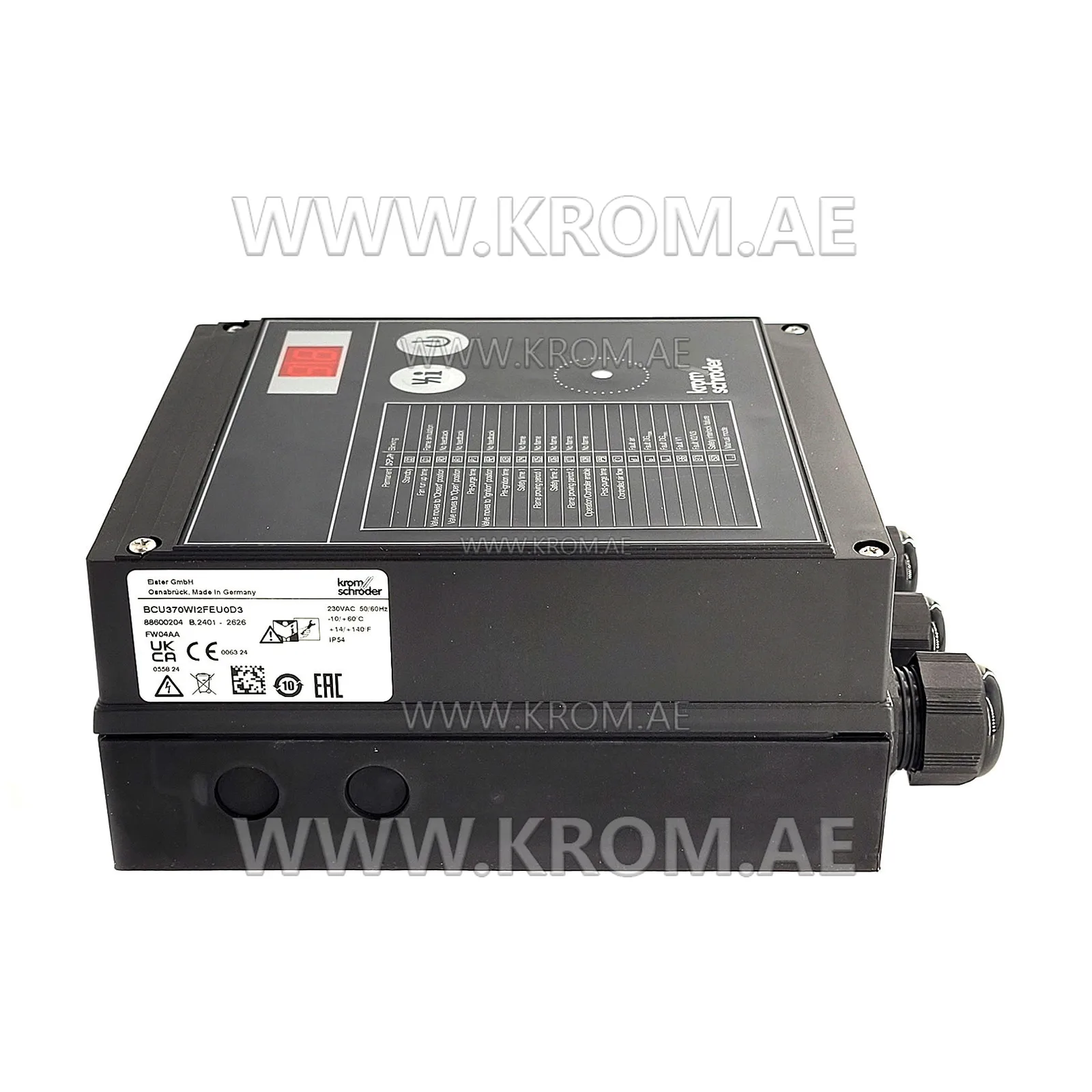Unità di controllo del bruciatore Kromschroeder BCU370WI2FEU0D3 (88600204)