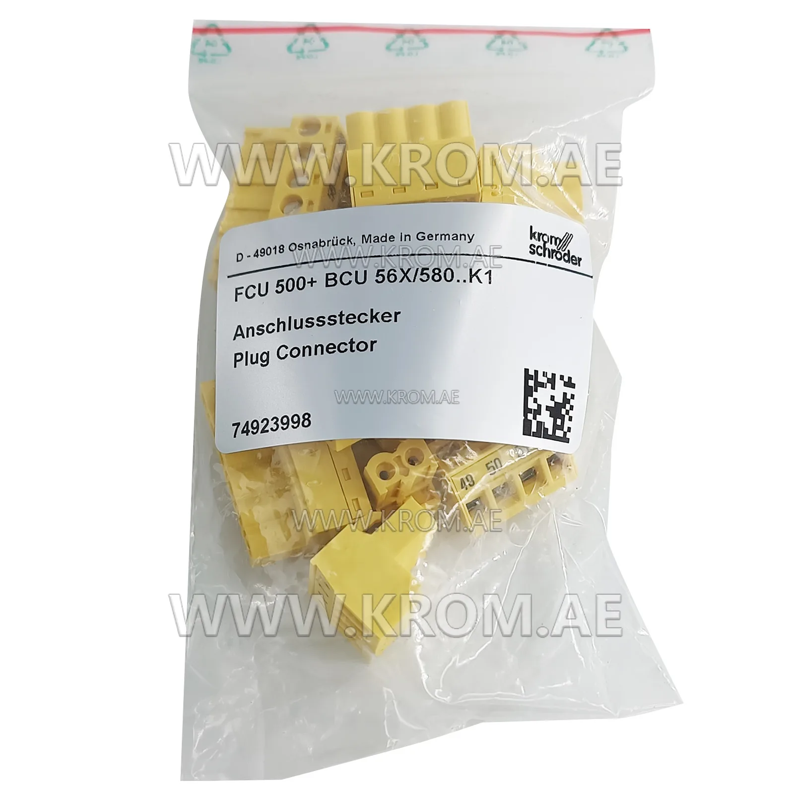 Sistema di controllo di protezione Kromschroeder FCU500QC1F0H0K1-E (88622897)