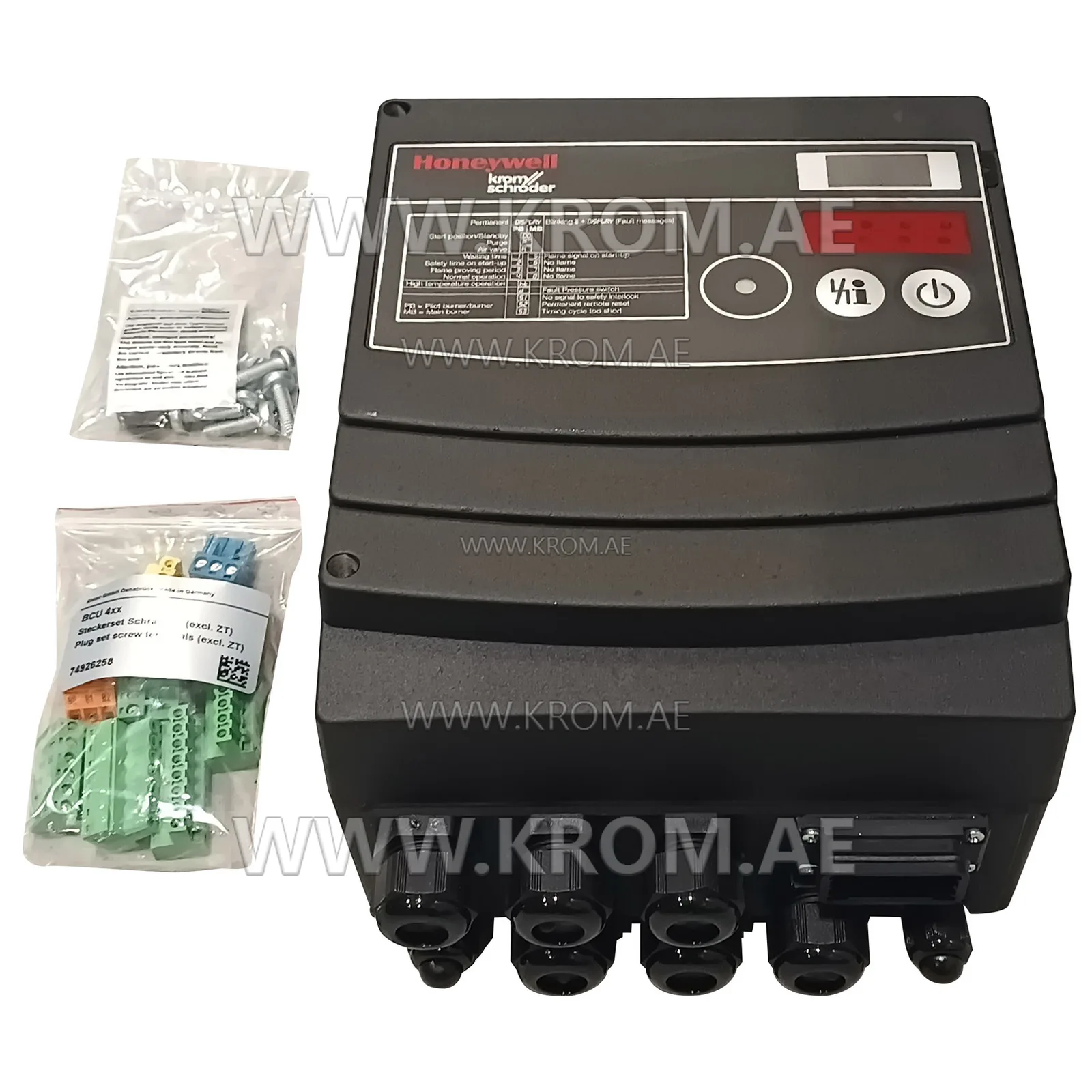 Kromschroder 88683001 BCU480W3P6C0D0000K1E0-/LM400WF3O0E0 burner control box