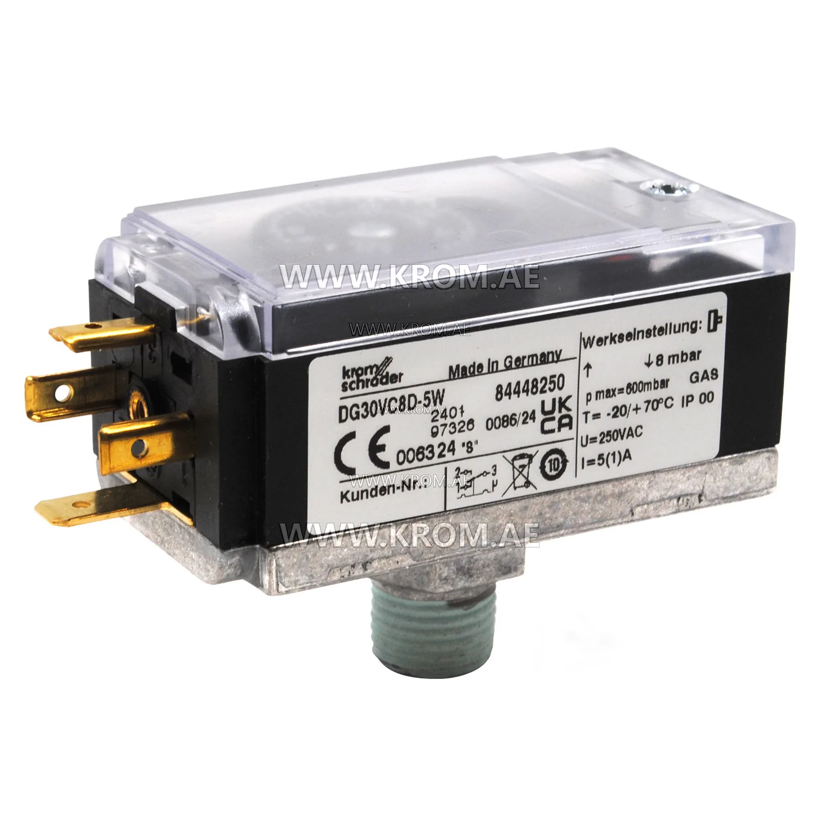 Kromschroeder DG30VC8D-5W (84448250) gas pressure switch