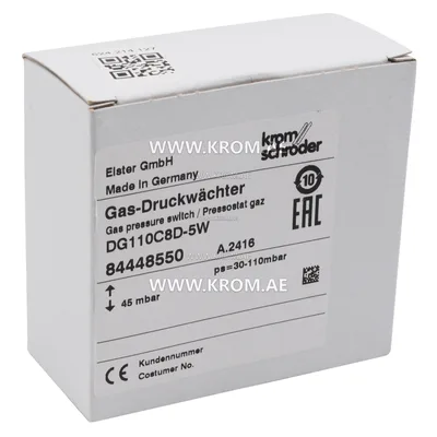 Kromschroeder DG110C8D-5W (84448550) gas pressure switch