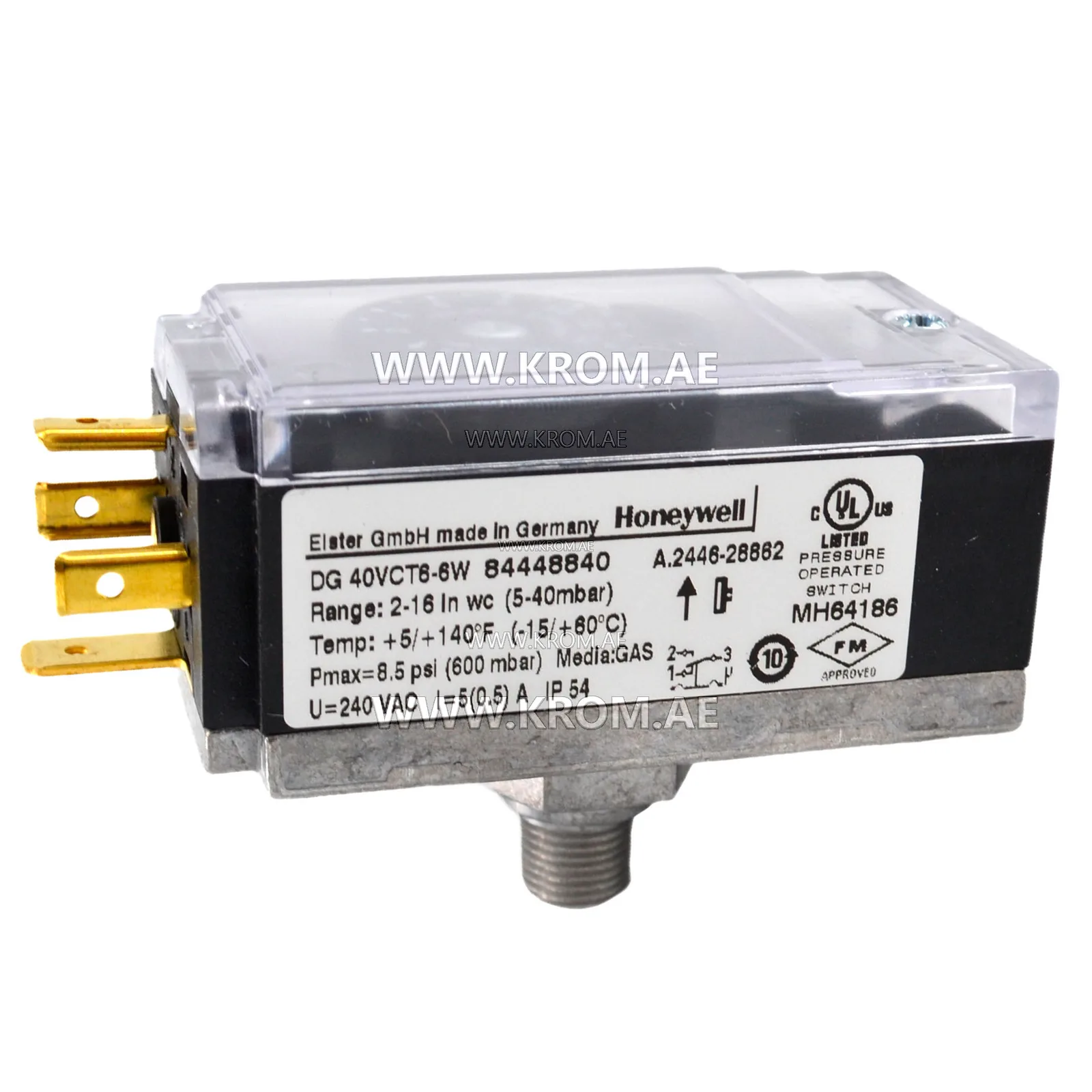 Kromschroeder DG 40VCT6-6W (84448840) gas pressure switch