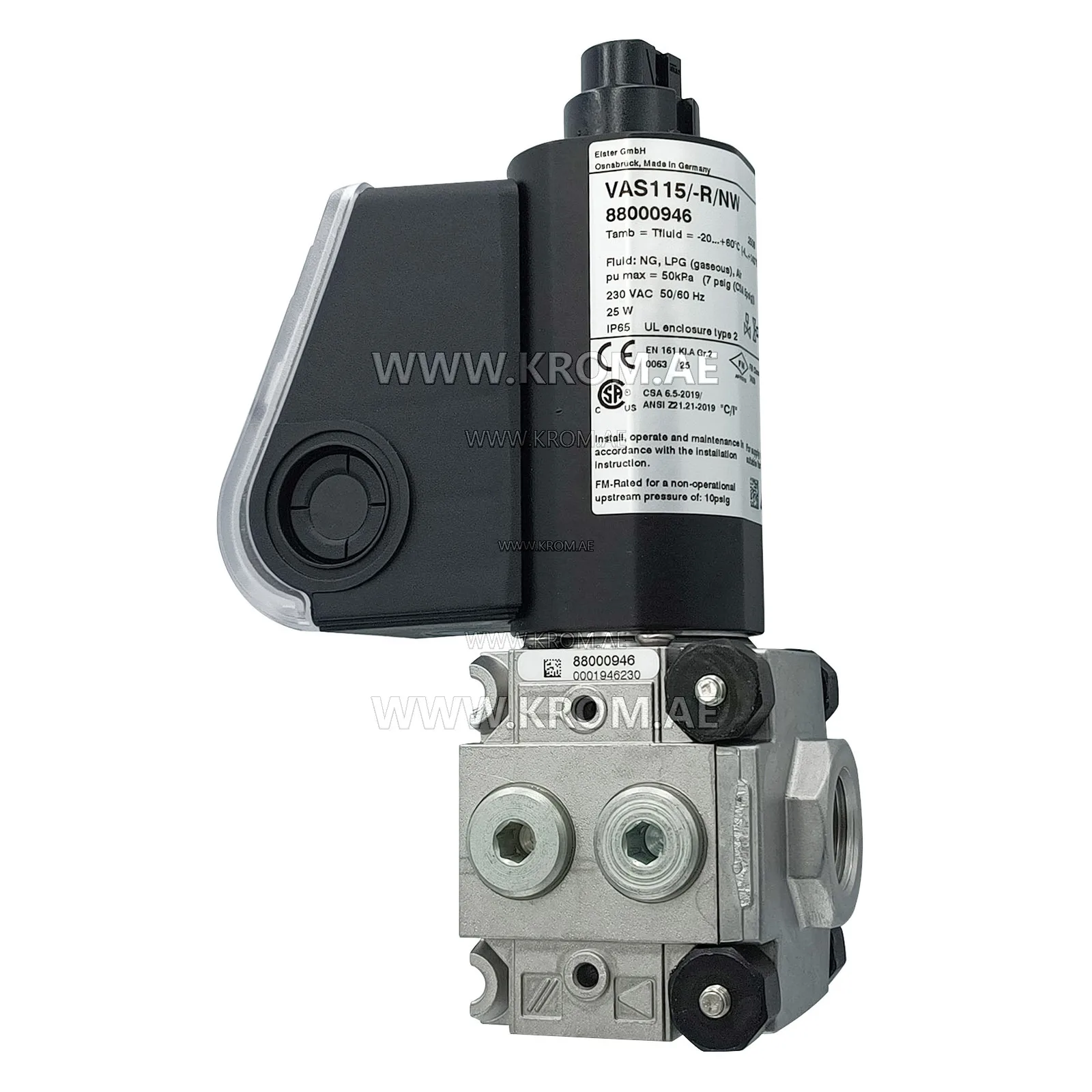 Kromschroeder VAS115/-R/NW (88000946) gas solenoid valve