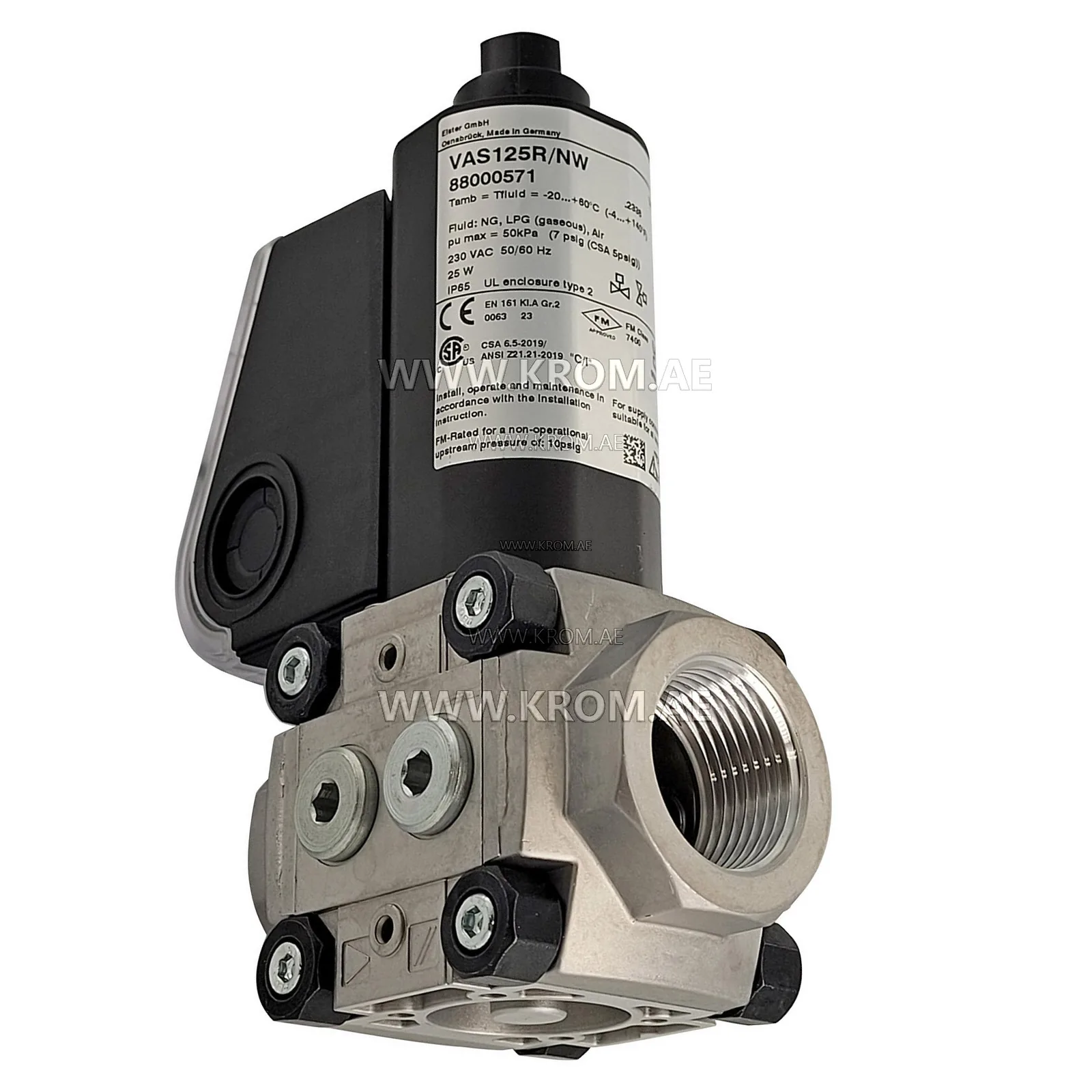 Kromschroeder VAS125R/NW (88000571) solenoid gas valve