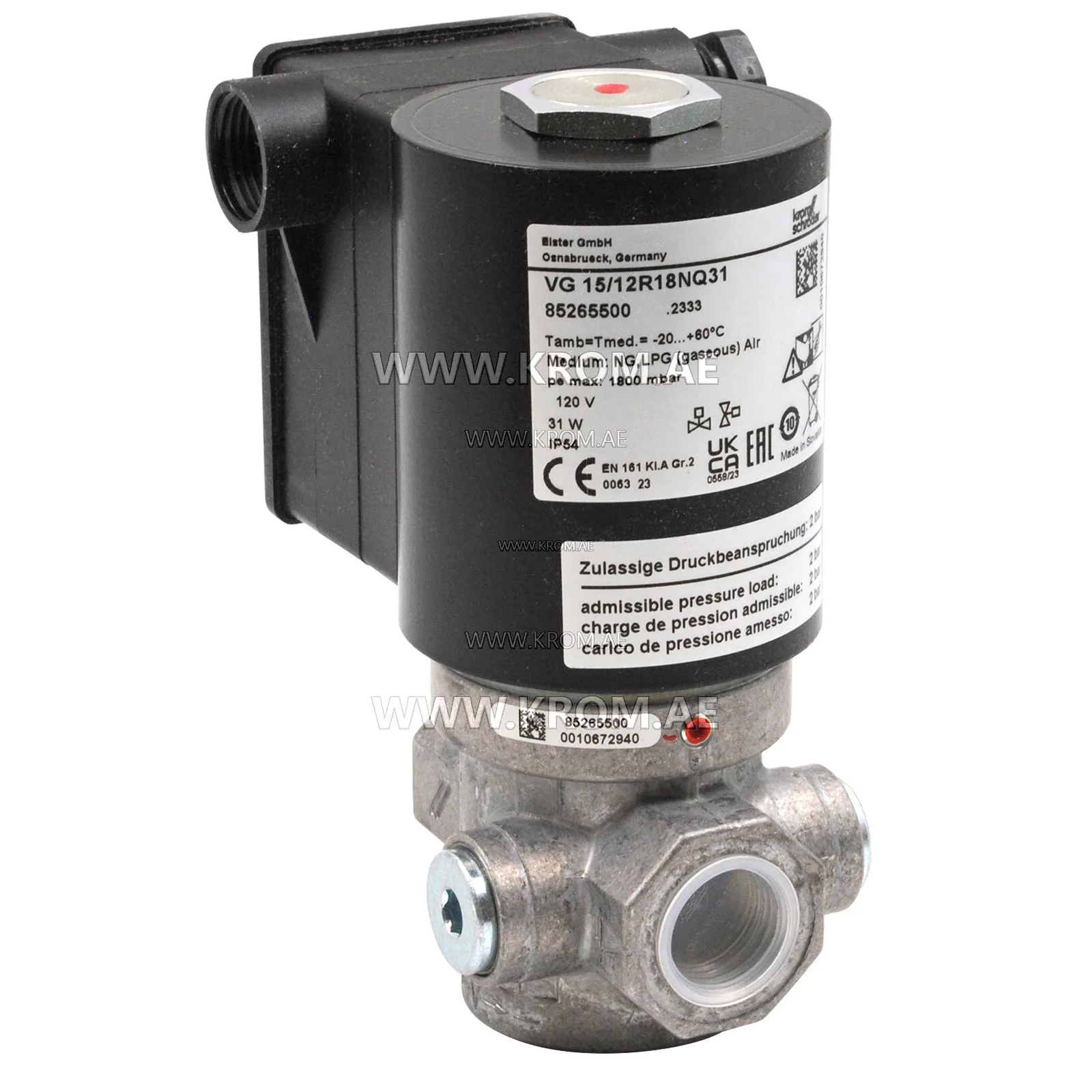 Kromschroeder VG15/12R18NQ31 (85265500) gas solenoid valve