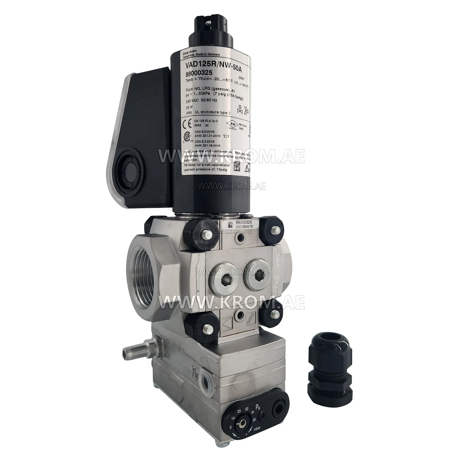 Kromschroeder VAD125R/NW-50A (88000325) gas solenoid valve