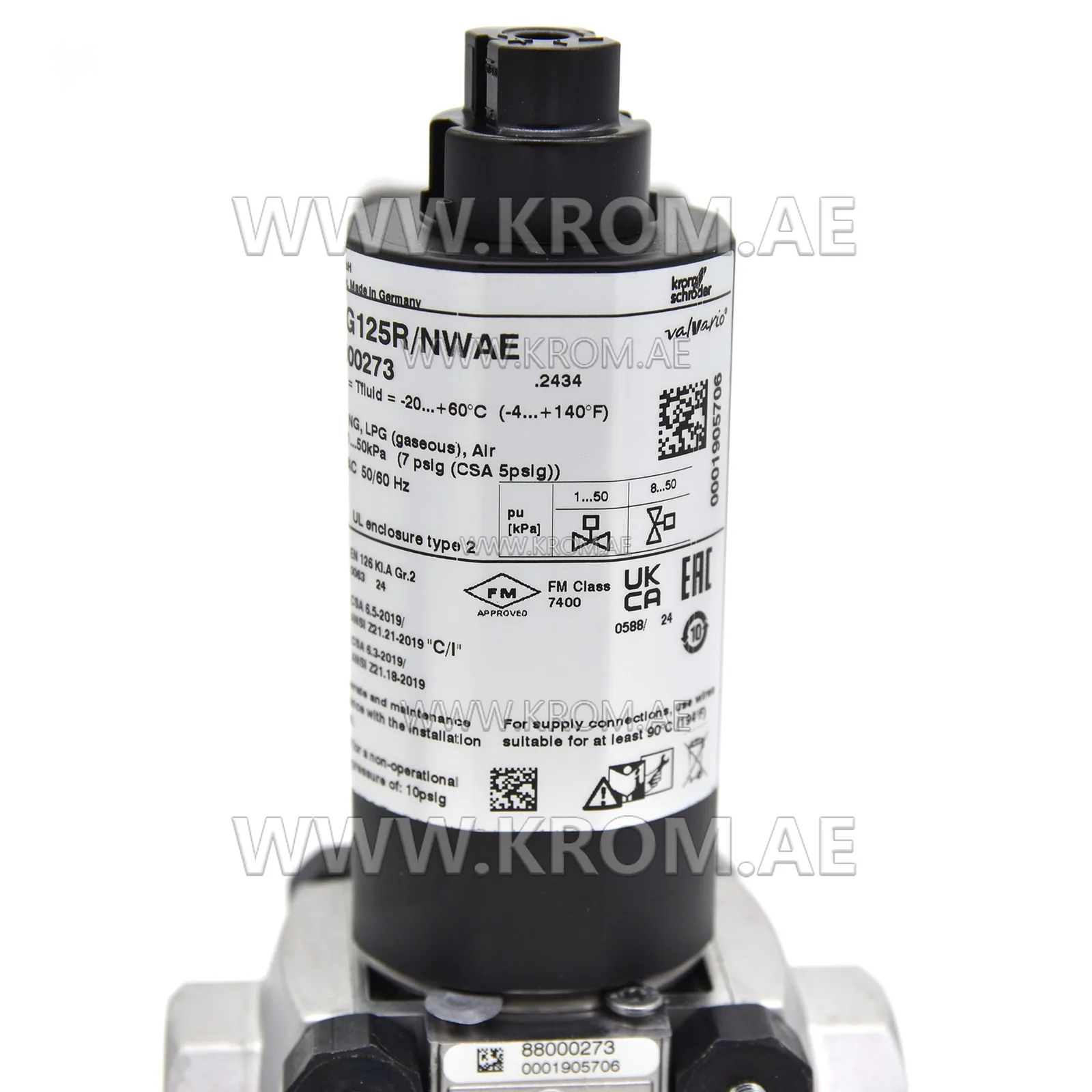 Kromschroeder VAG125R/NWAE (88000273) air/gas ratio control