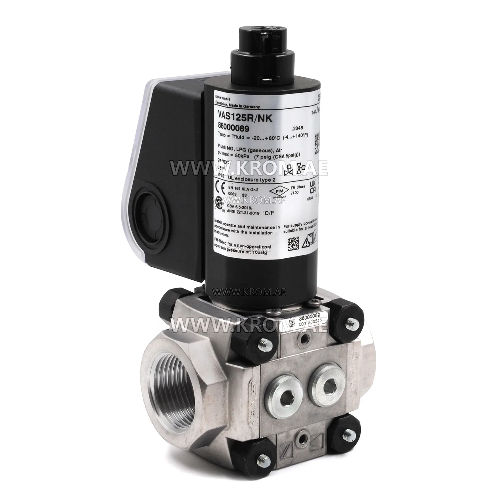 Kromschroeder VAS125R/NK (88000089) gas valve