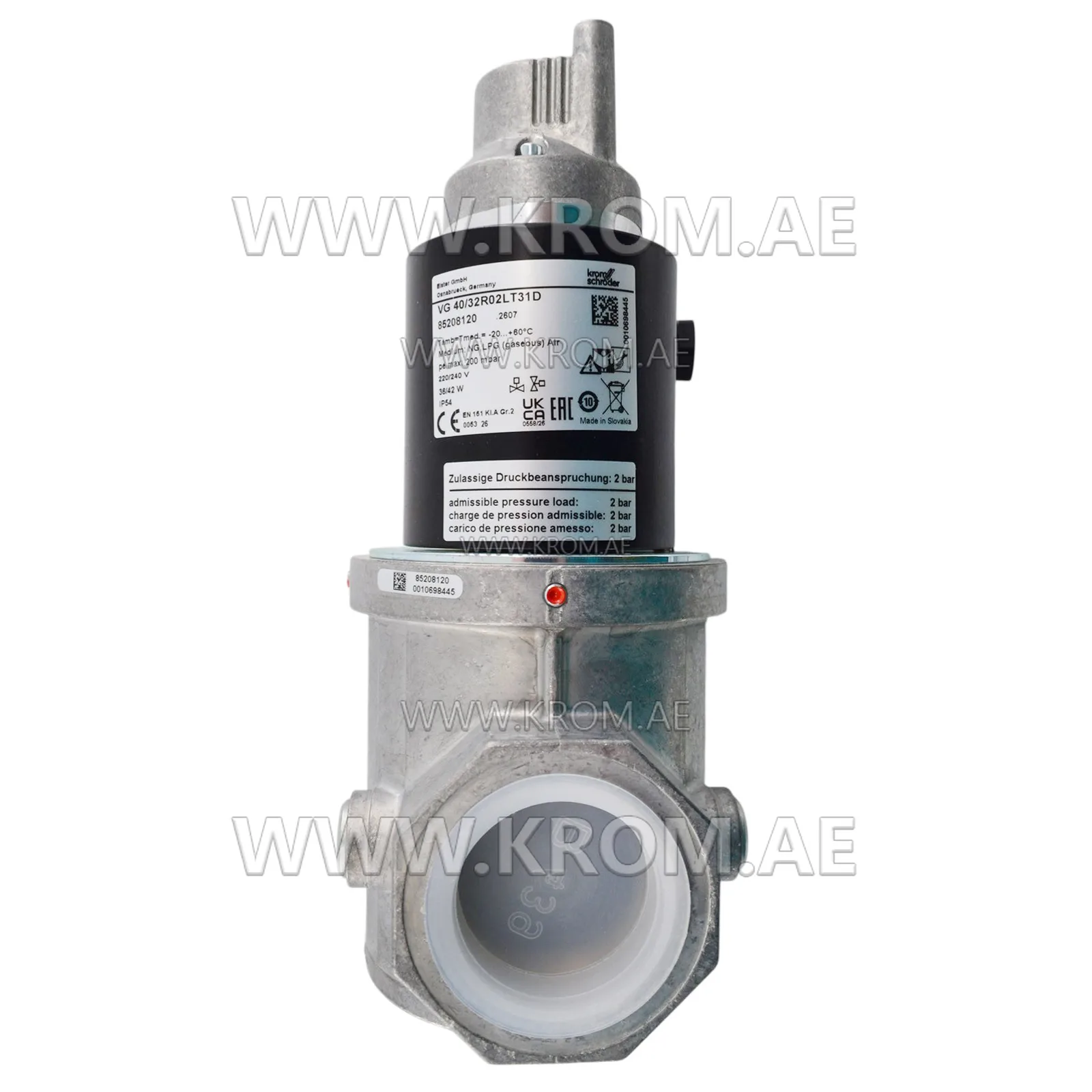 Kromschroder 85208120 Gas valve VG 40/32R02LT31D