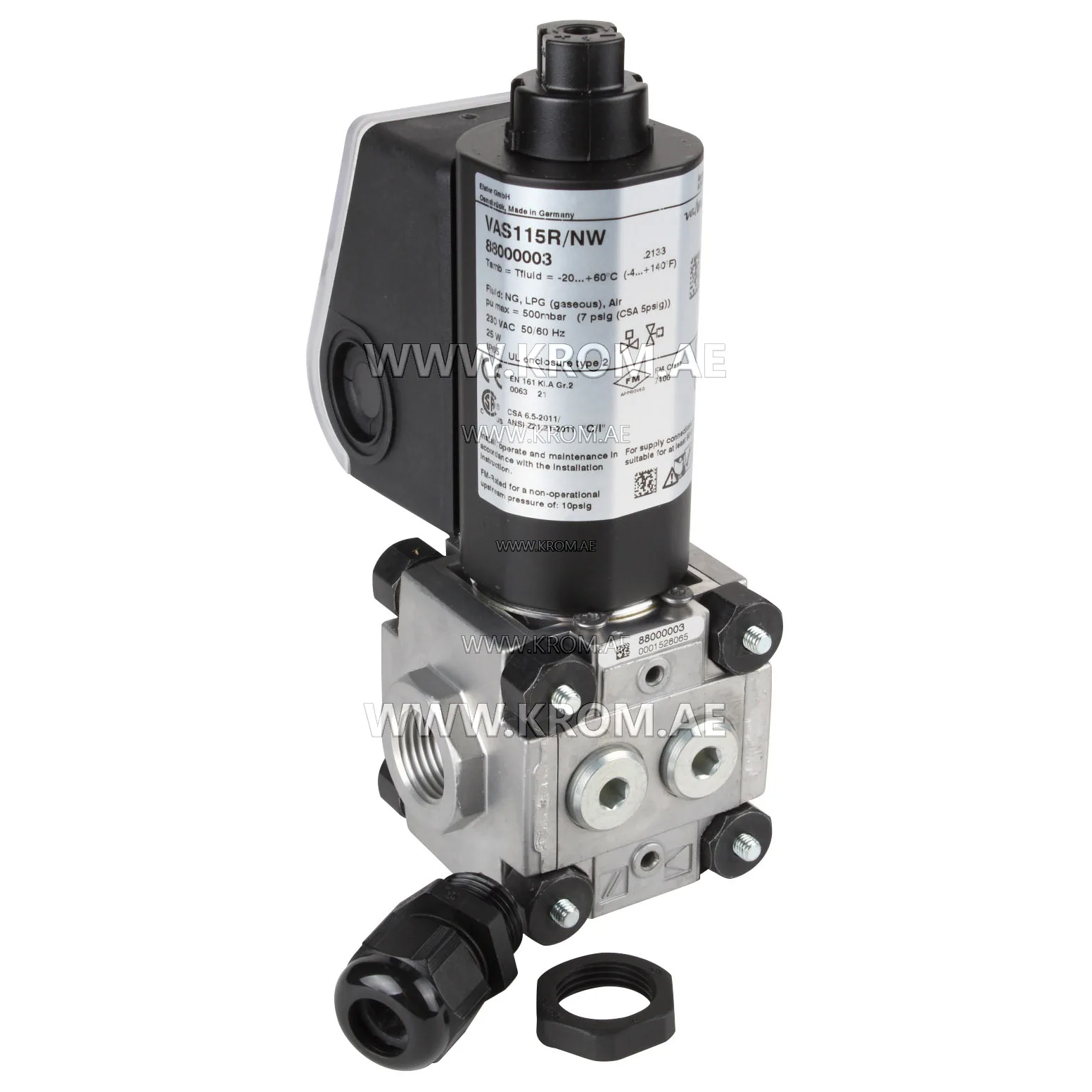Kromschroeder VAS115R/NW (88000003) gas solenoid valve