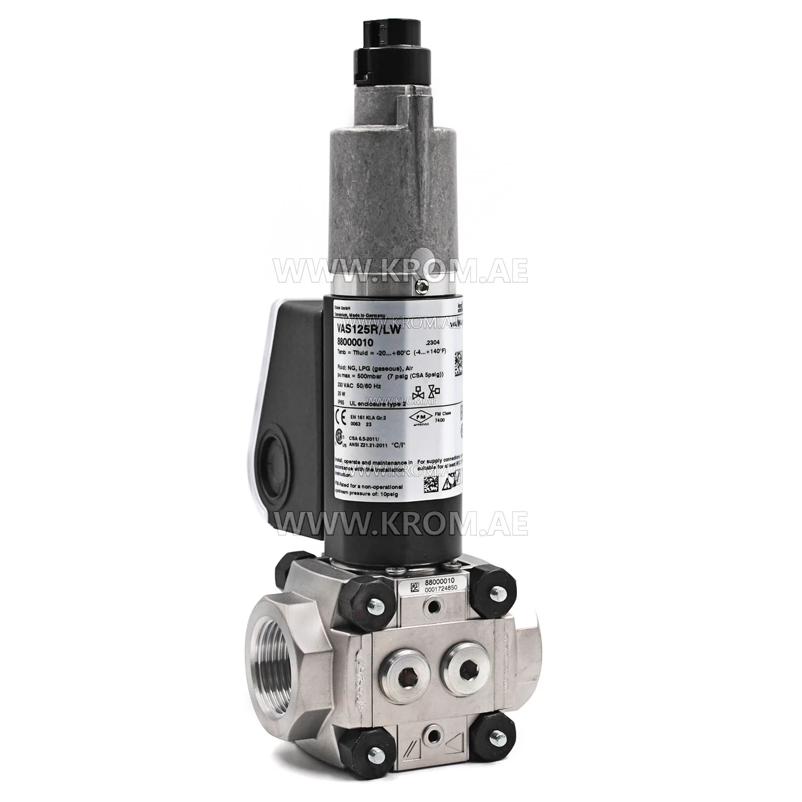 Kromschroeder VAS125R/LW (88000010) solenoid gas valve