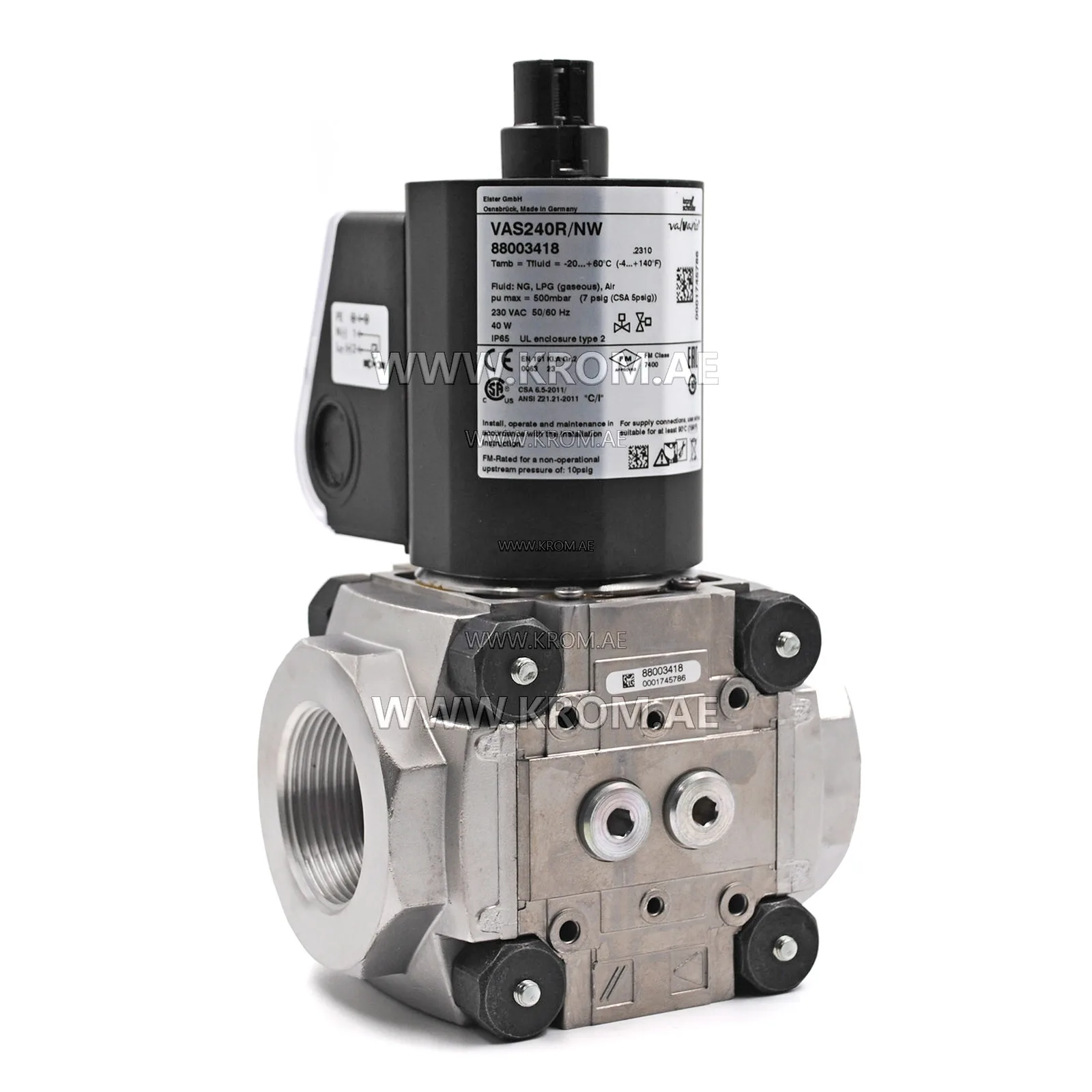 Kromschroeder VAS240R/NW (88003418) solenoid gas valve