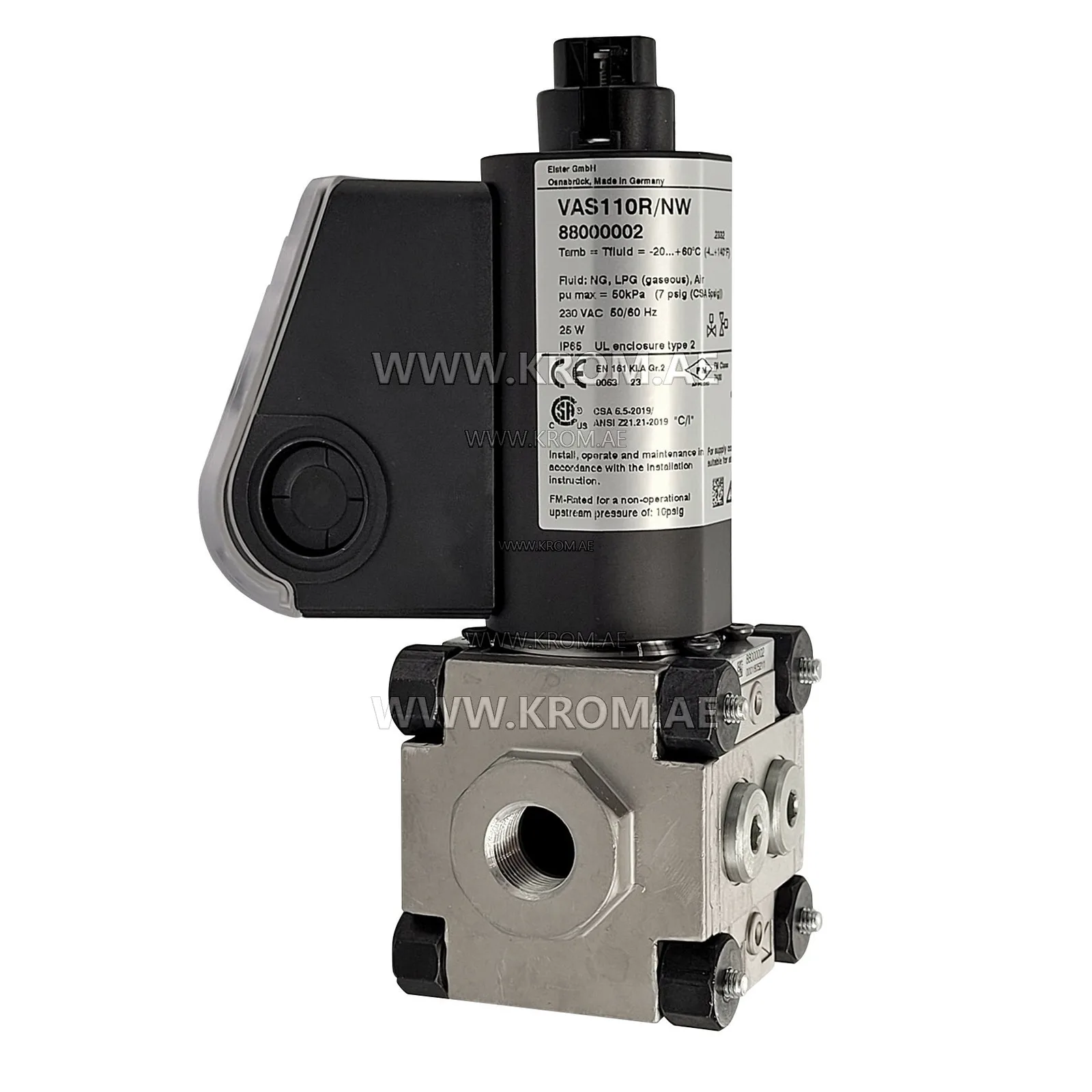 Kromschroeder VAS110R/NW (88000002) solenoid gas valve