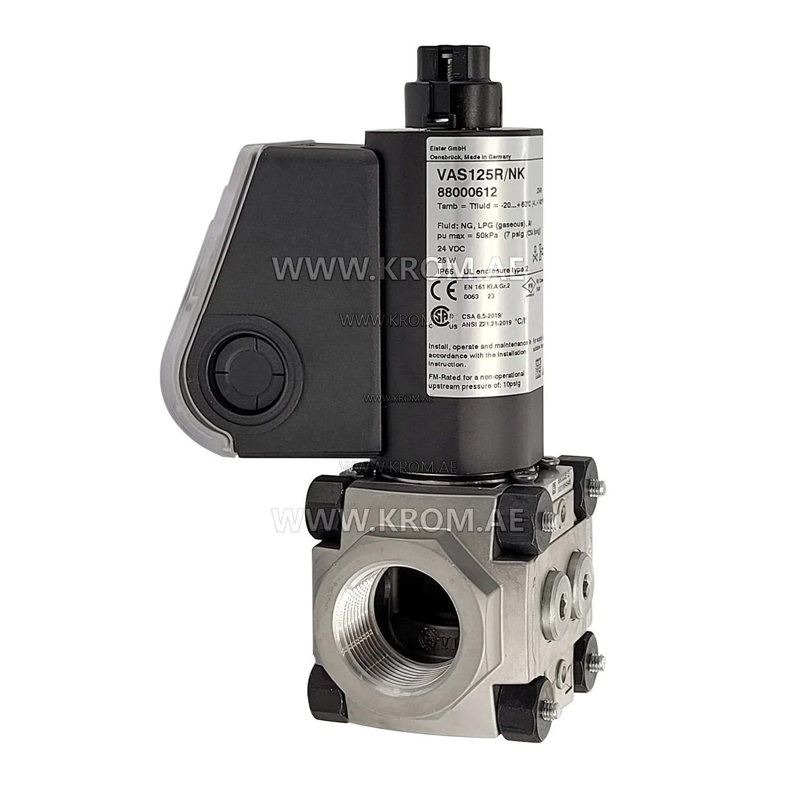 Kromschroeder VAS125R/NK (88000612) solenoid gas valve