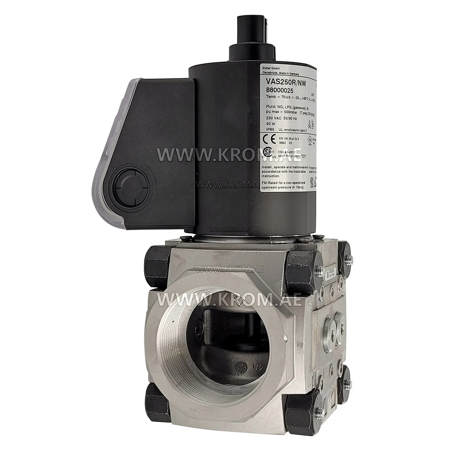 Kromschroeder VAS250R/NW (88000025) solenoid gas valve