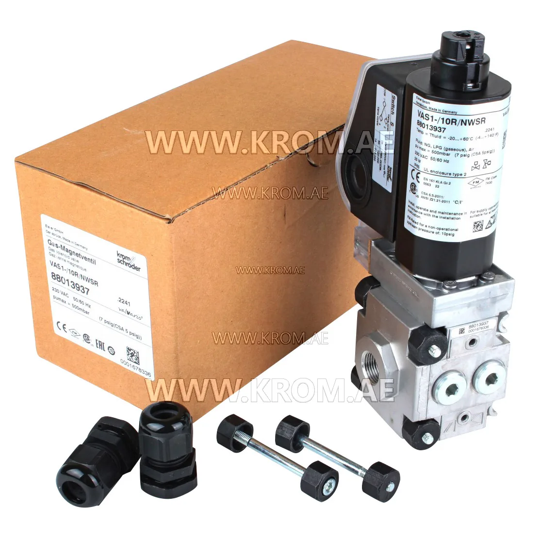 Kromschroeder VAS1-/10R/NWSR (88013937) gas solenoid valve