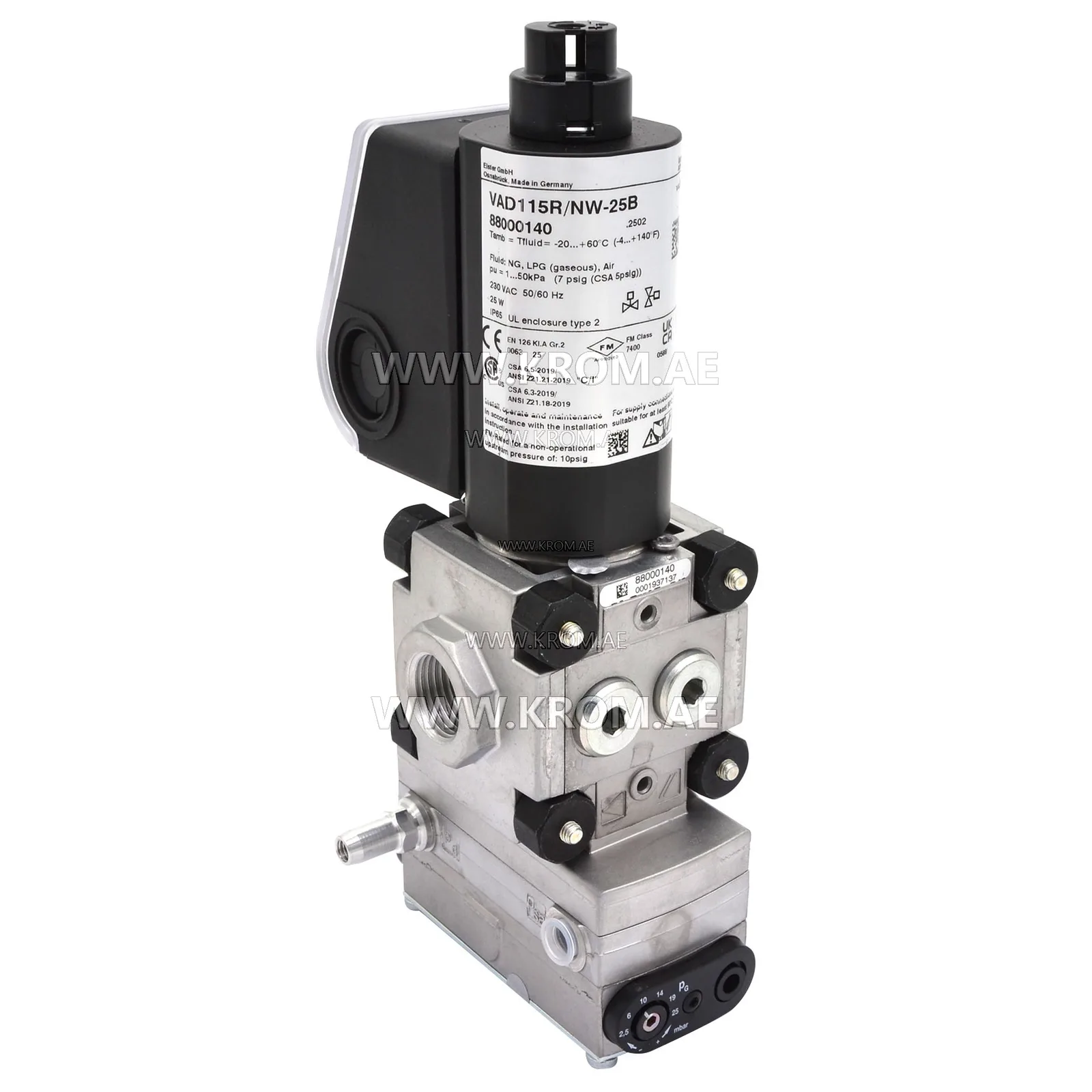 Kromschroeder VAD115R/NW-25B (88000140) gas solenoid valve