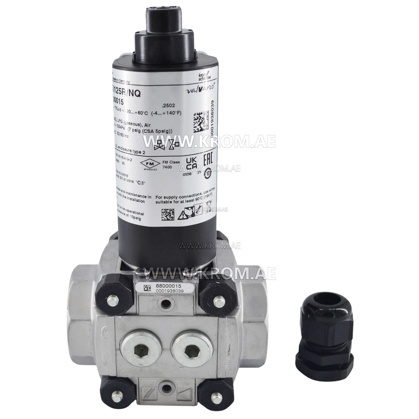 Kromschroeder VAS125R/NQ (88000015) gas solenoid valve