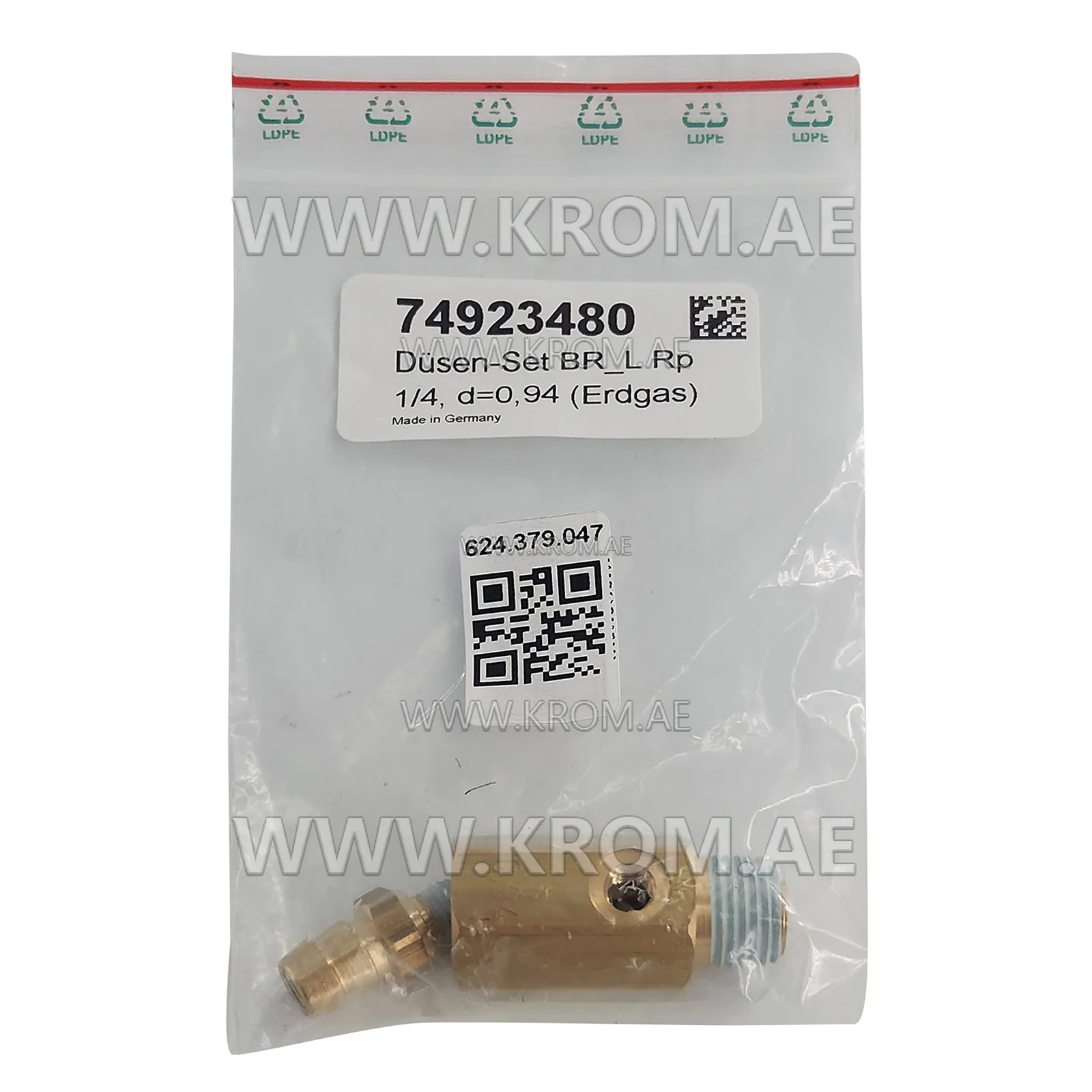 Kromschroeder 74923480 BR_L Rp 1/4; d=0,94 (natural gas) set of nozzle