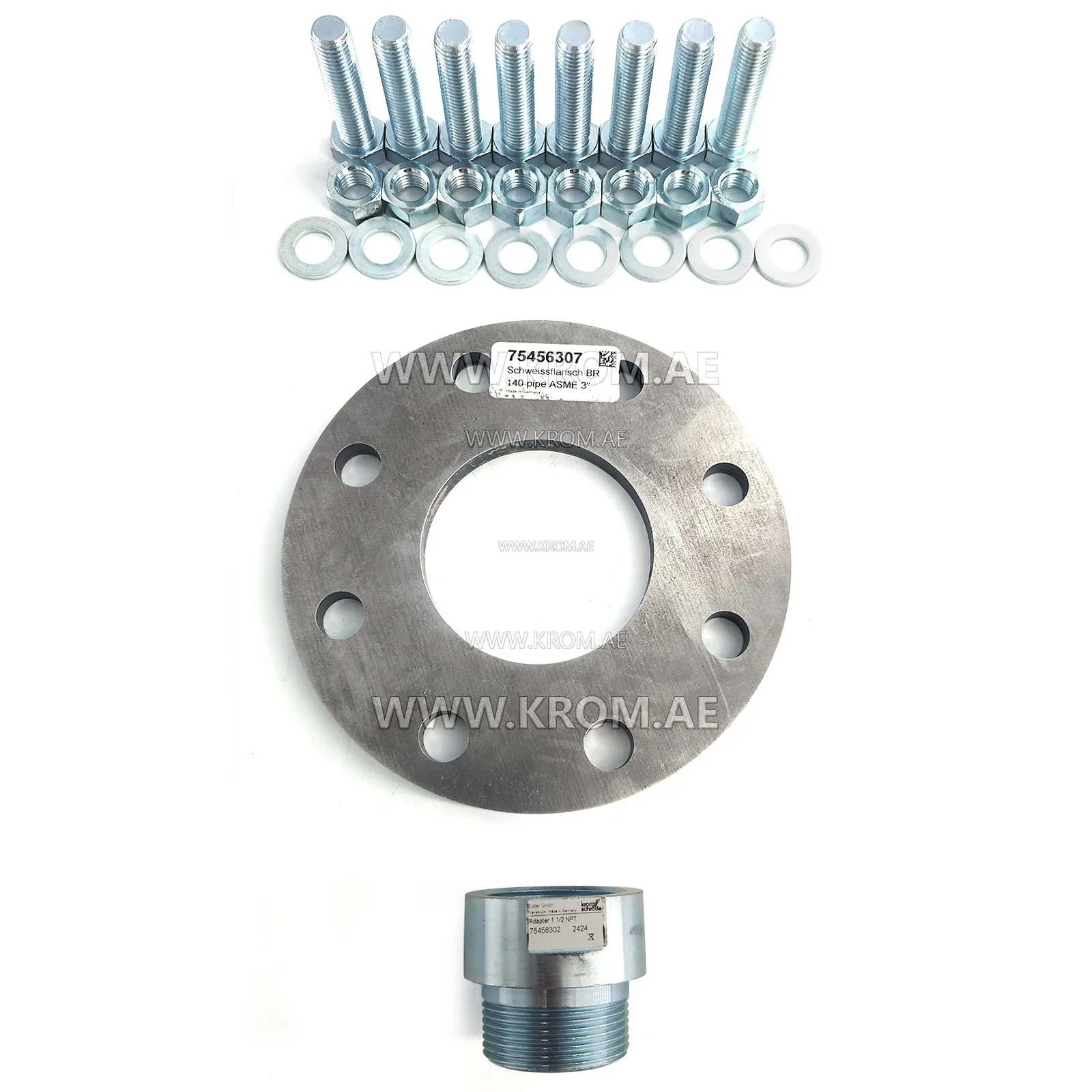 Kromschroeder 74922635 adapter set BR 140 NPT