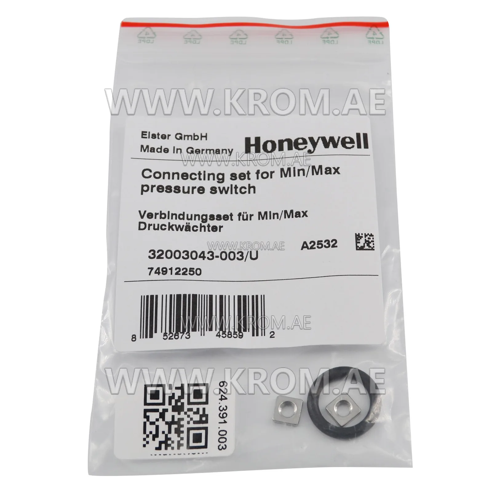 Kromschroeder 74912250 connecting set for two DG..U