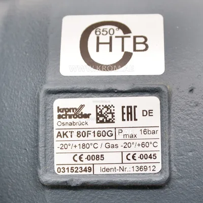 Kromschroeder AKT80F160G (03152349) manual valve