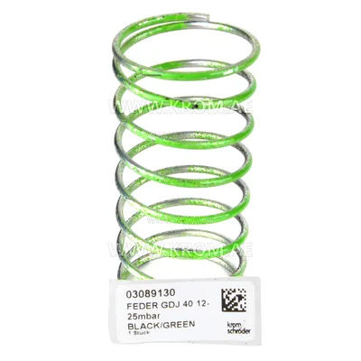 Kromschroeder 03089130 spring 12.5-25 mbar, black / light-Green