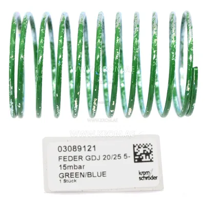 Kromschroeder 03089121 spring 5-15 mbar, dark green/light blue