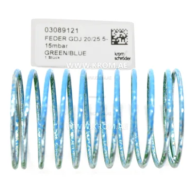 Kromschroeder 03089121 spring 5-15 mbar, dark green/light blue