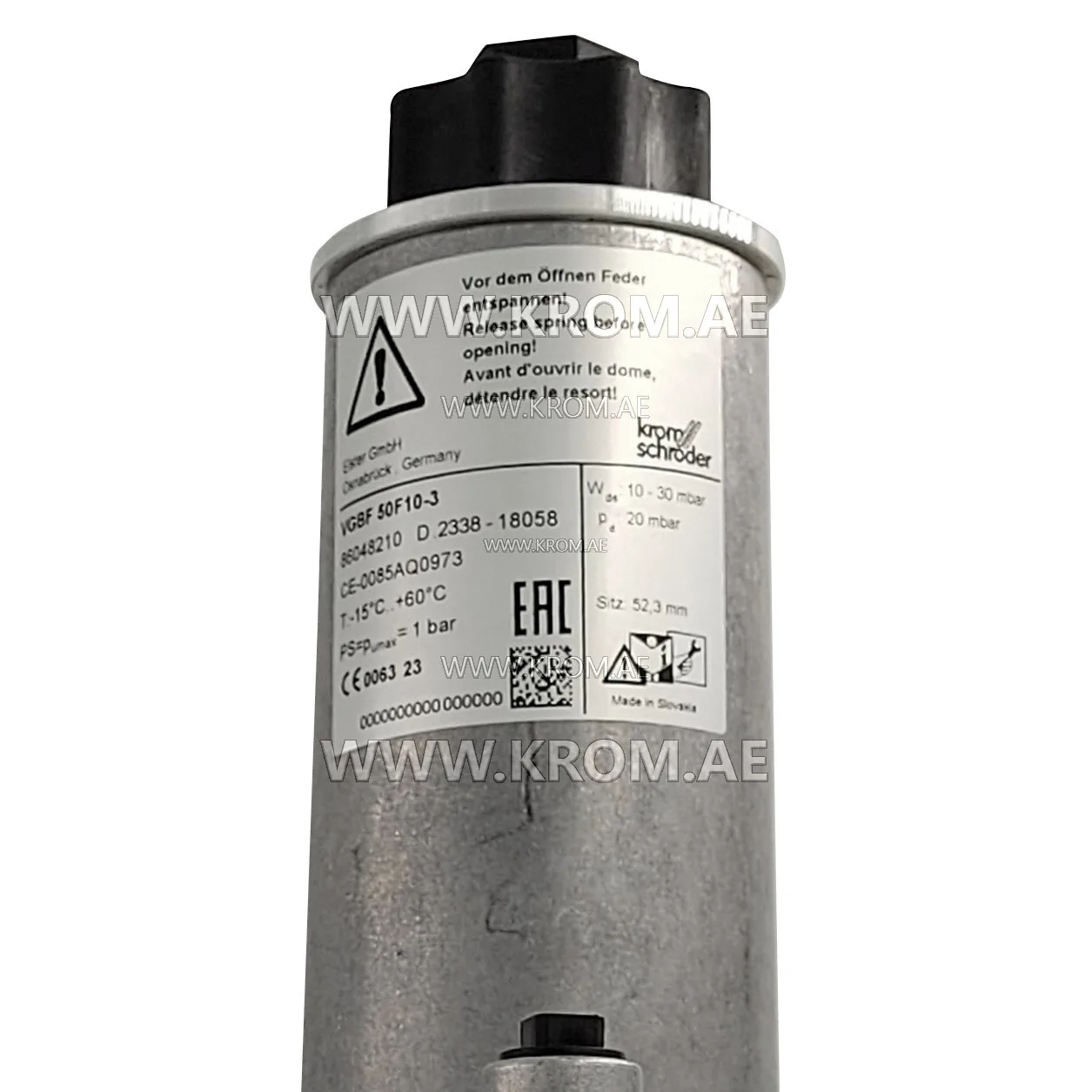 Kromschroeder VGBF50F10-3 (86048210) pressure regulator