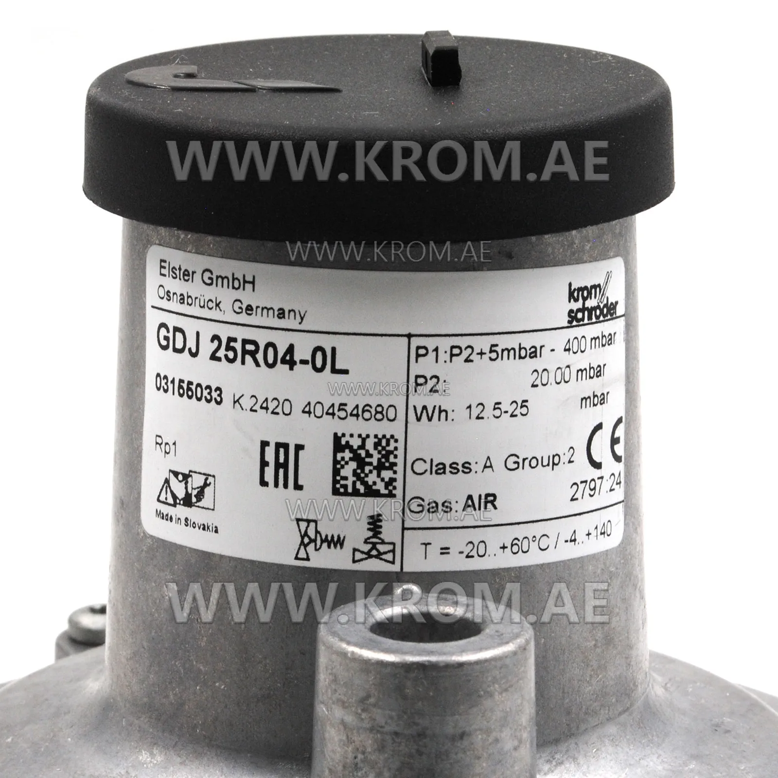 Kromschroeder 03155033 GDJ 25R04-0L pressure regulator