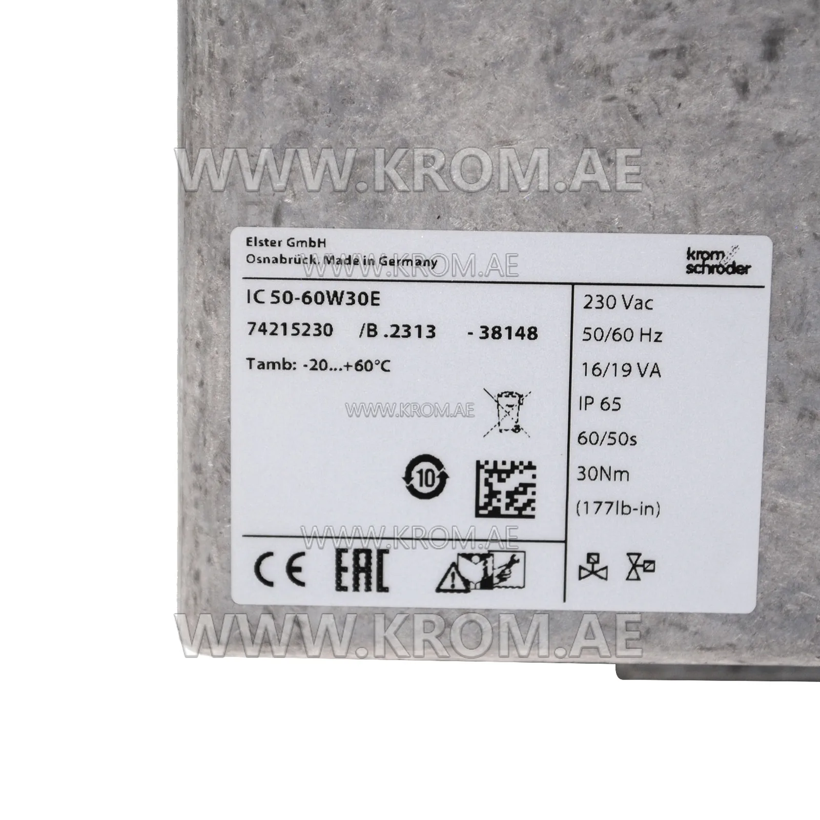 مشغل Kromschroeder IC50-60W30E (74215230)