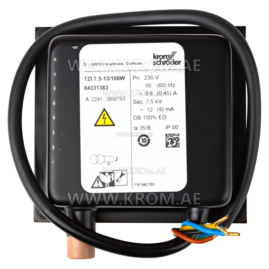 Kromschroeder TZI7.5-12/100W (84331383) ignition transformer