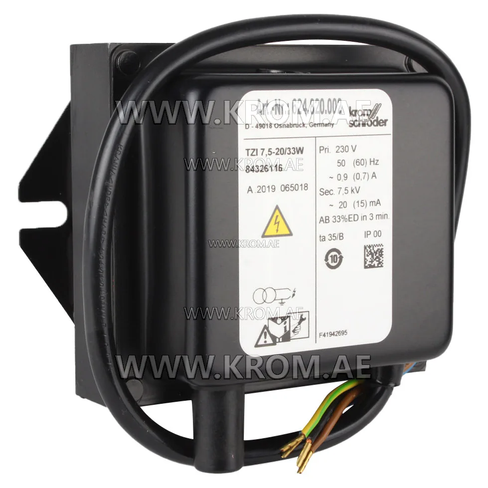 Kromschroeder TZI7.5-20/33W (84326116) ignition transformer