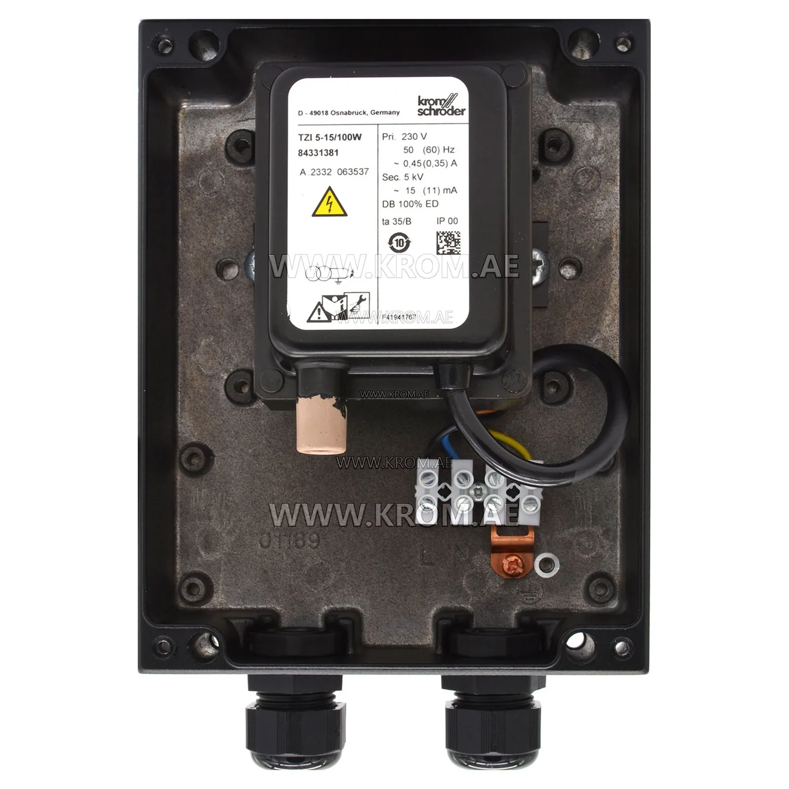 Kromschroeder TGI5-15/100W (84391065) ignition transformer