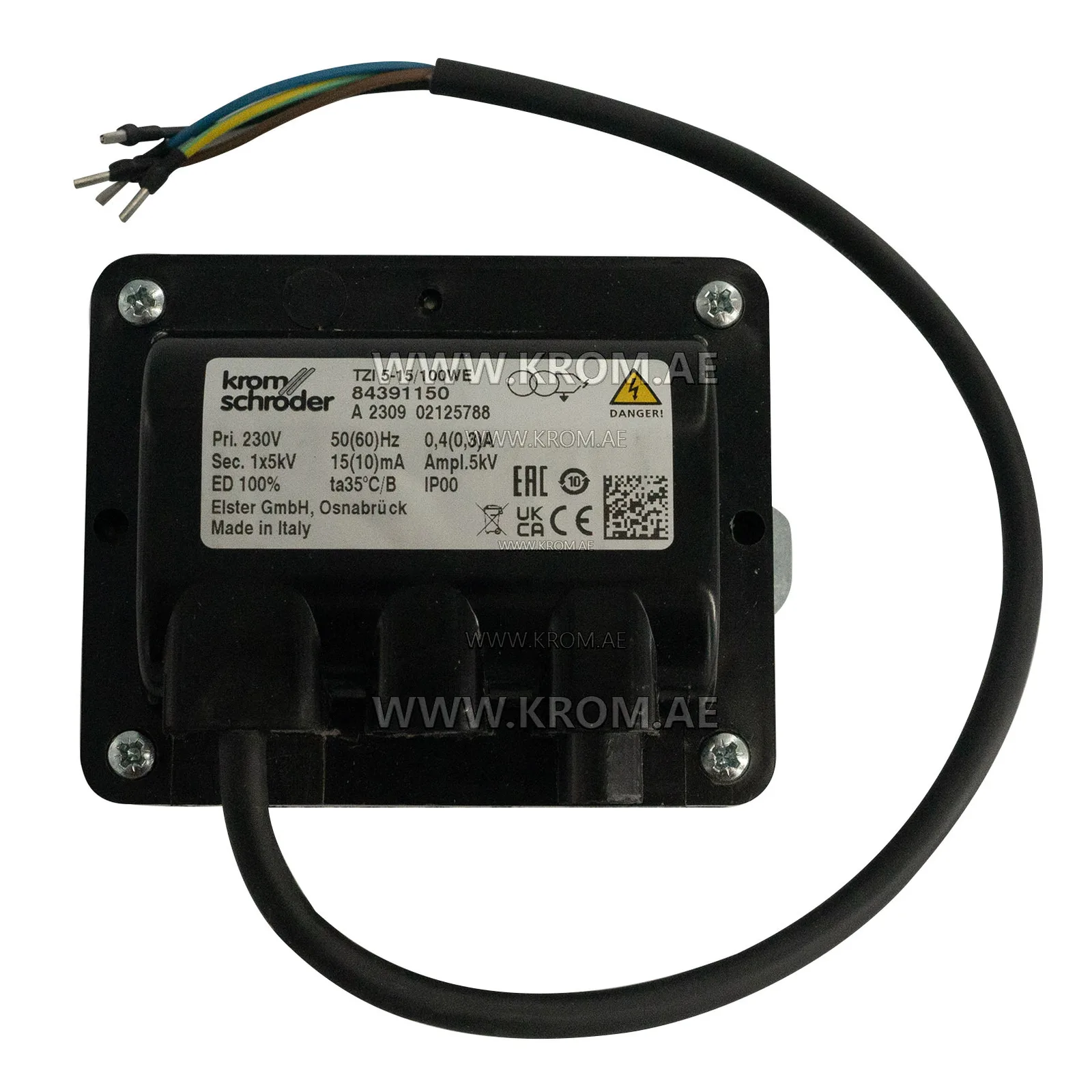 Kromschroeder TZI5-15/100WE (84391150) ignition transformer