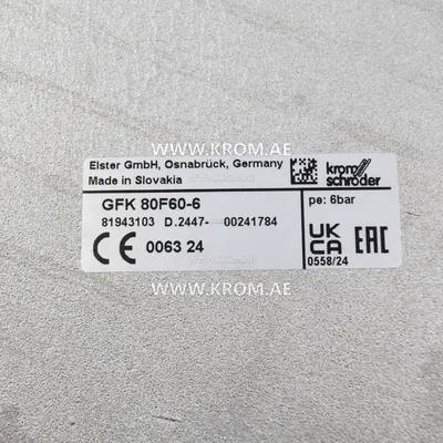 Kromschroeder GFK80F60-6 (81943103) gas filter
