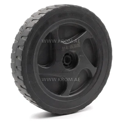 Master 4110.084 rubber wheel black