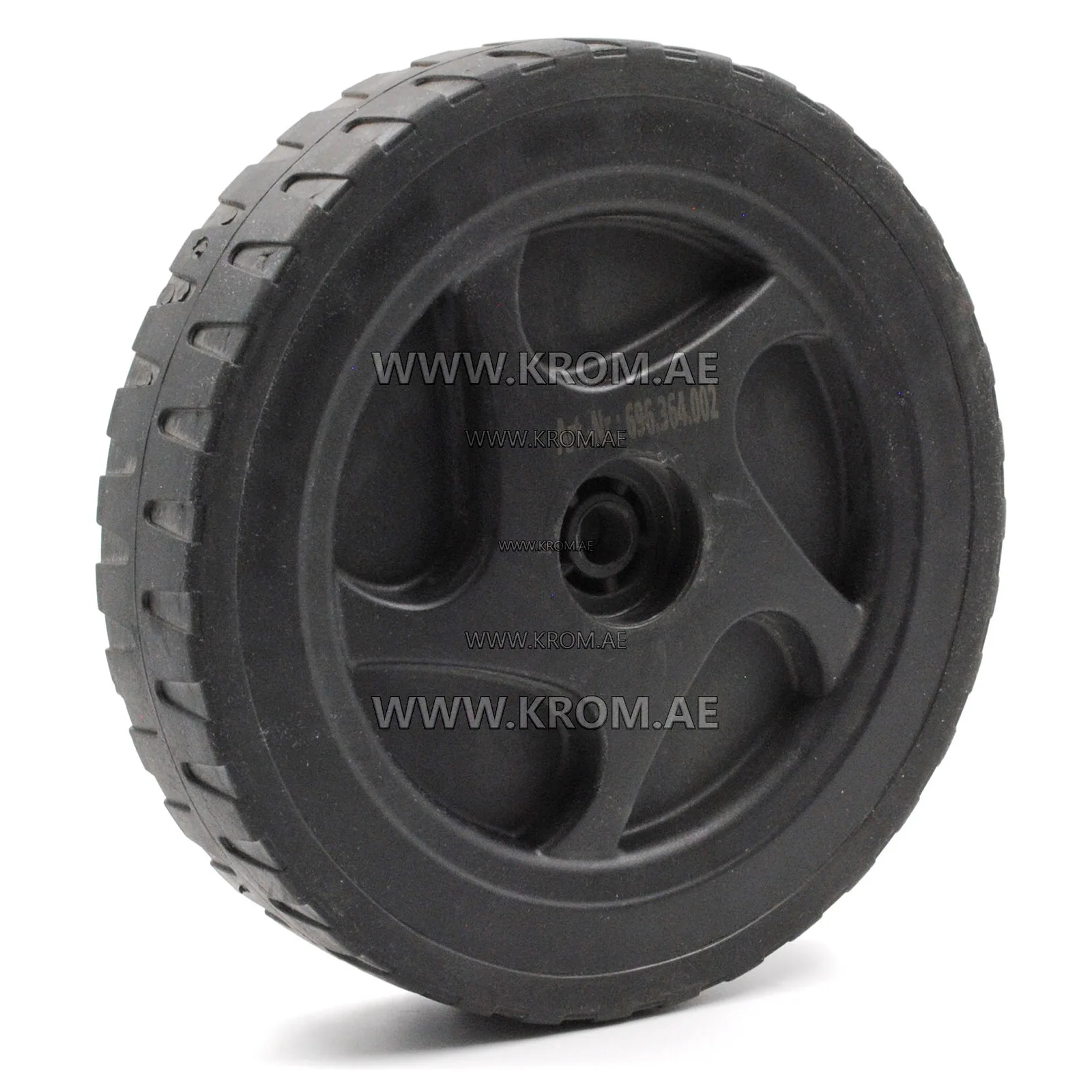 Master 4110.084 rubber wheel black