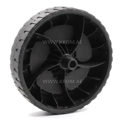 Master 4110.084 rubber wheel black