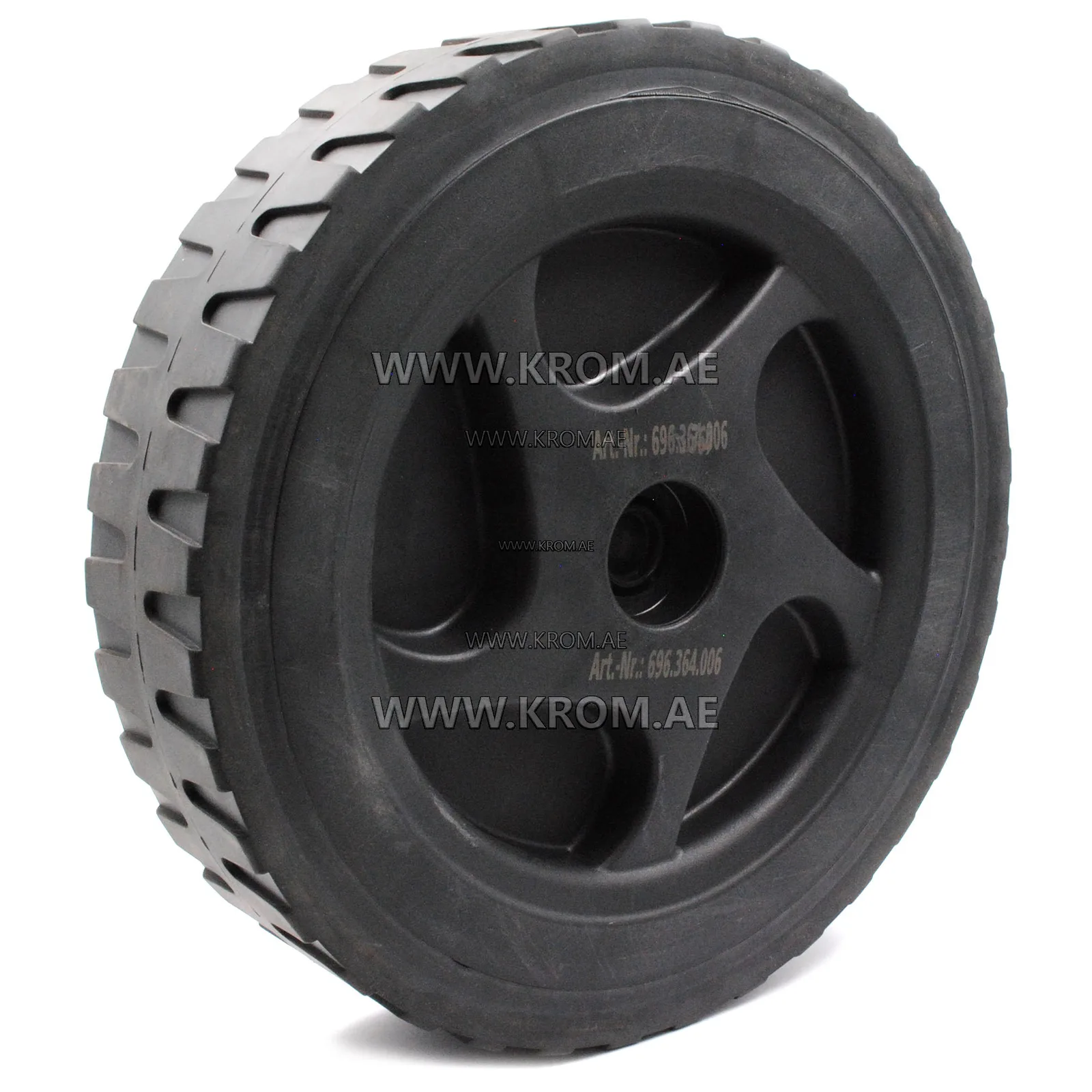 Master 4110.978 rubber wheel black