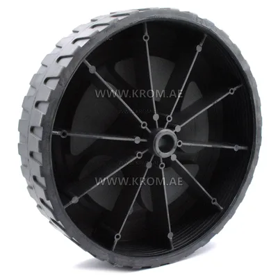 Master 4110.978 rubber wheel black