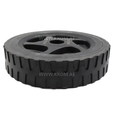 Master 4110.978 rubber wheel black