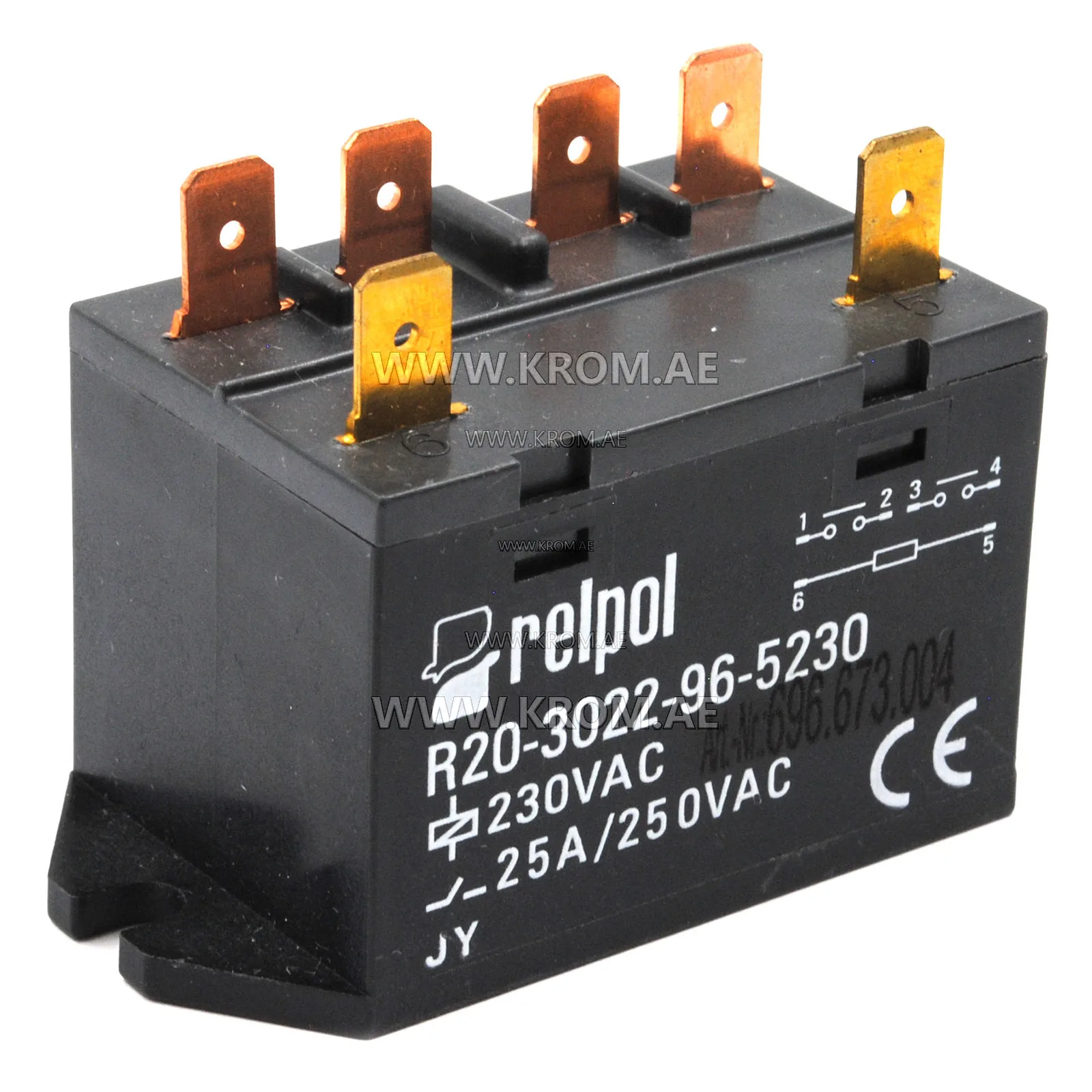 Master 4510.451 relay 25a/250V Relpol