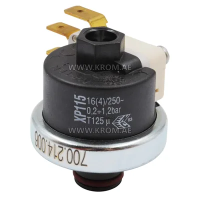Ma-Ter XP-115 pressure switch (0,2 - 1,2 bar) type 070, XP9PAR42.004