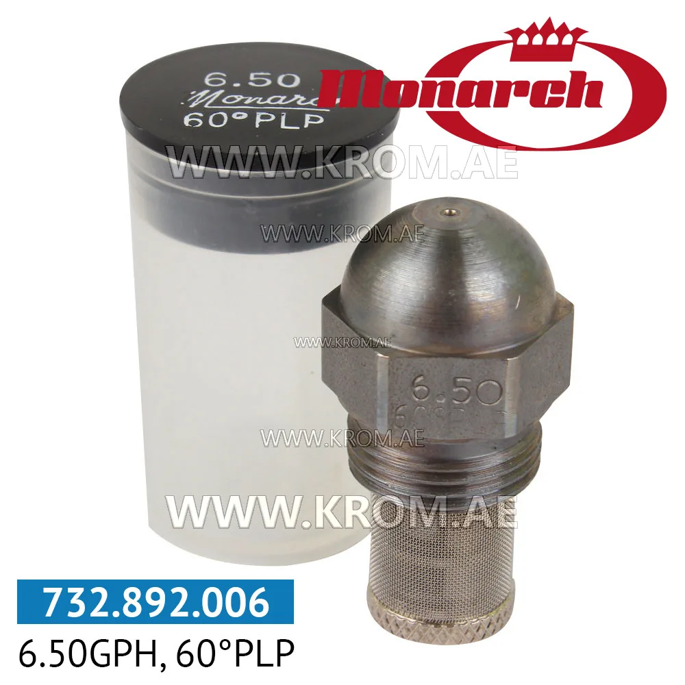 Monarch 6.50GPH, 60PLP nozzle